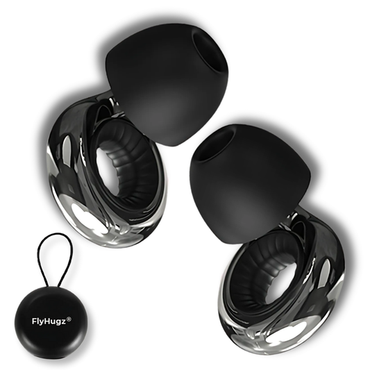 FlyHugz® Noise Reducing Travel Earplugs 2.0
