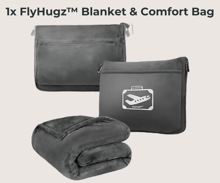 FlyHugz™ Blanket & Comfort Bag