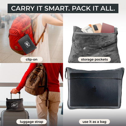 FlyHugz® Blanket & Comfort Bag