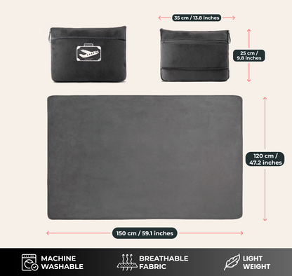 FlyHugz® Blanket & Comfort Bag