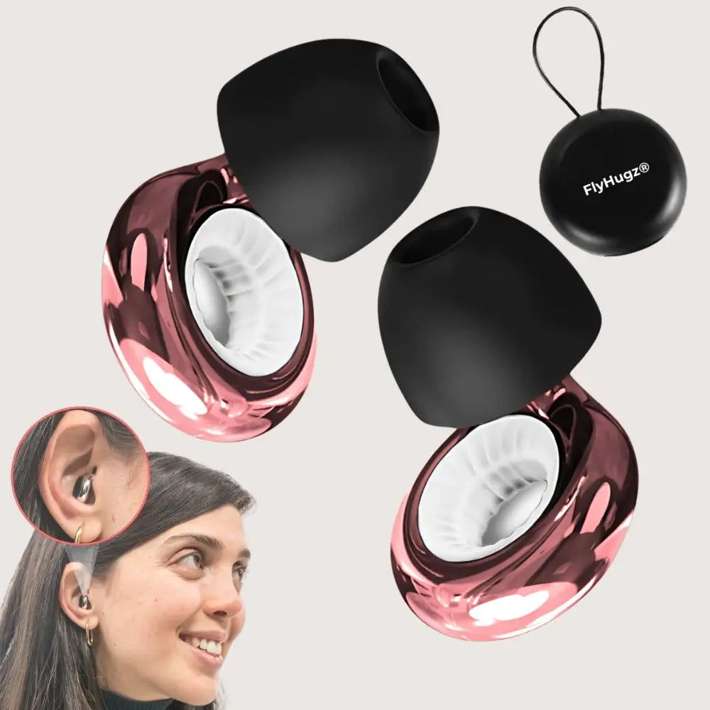 FlyHugz® Noise Reducing Travel Earplugs