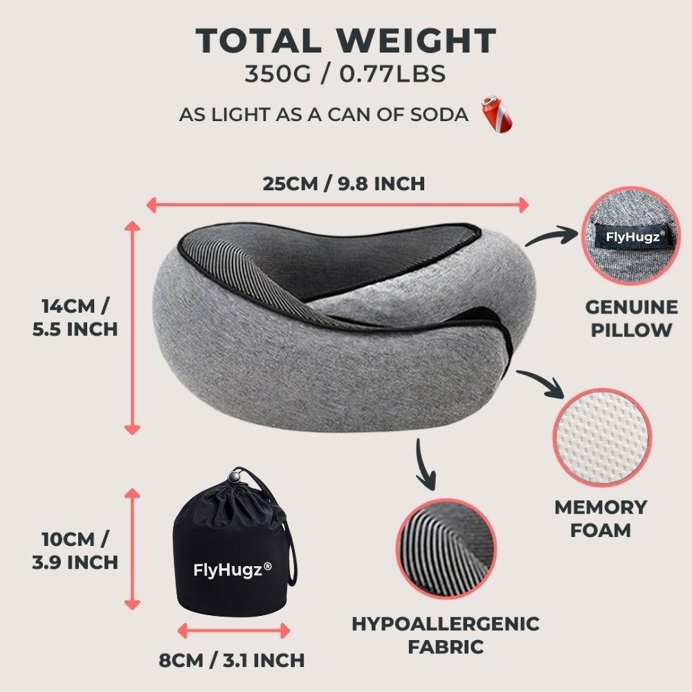The Original FlyHugz® Travel Pillow