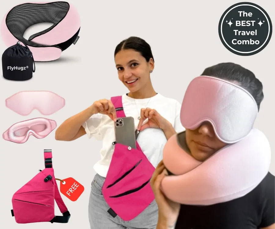 FlyHugz® Travel Comfort & Security Bundle
