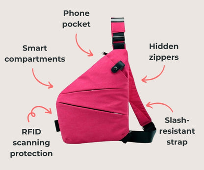 FlyHugz® Princess Anti Theft Bag1