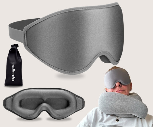 FlyHugz® Home & Travel Sleep Mask