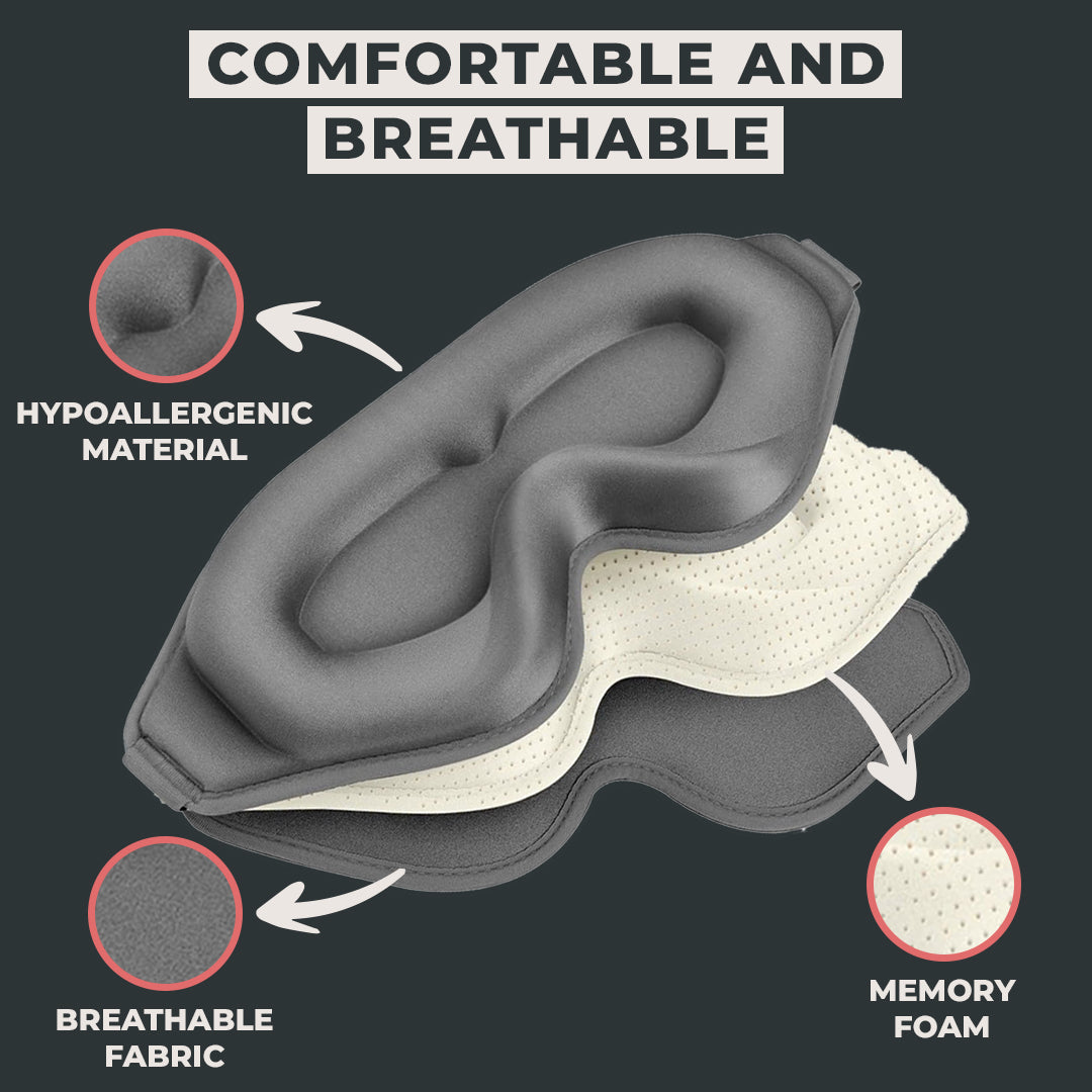 FlyHugz® Premium Sleep Mask