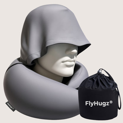 FlyHugz® 2.0 Hooded Travel Pillow