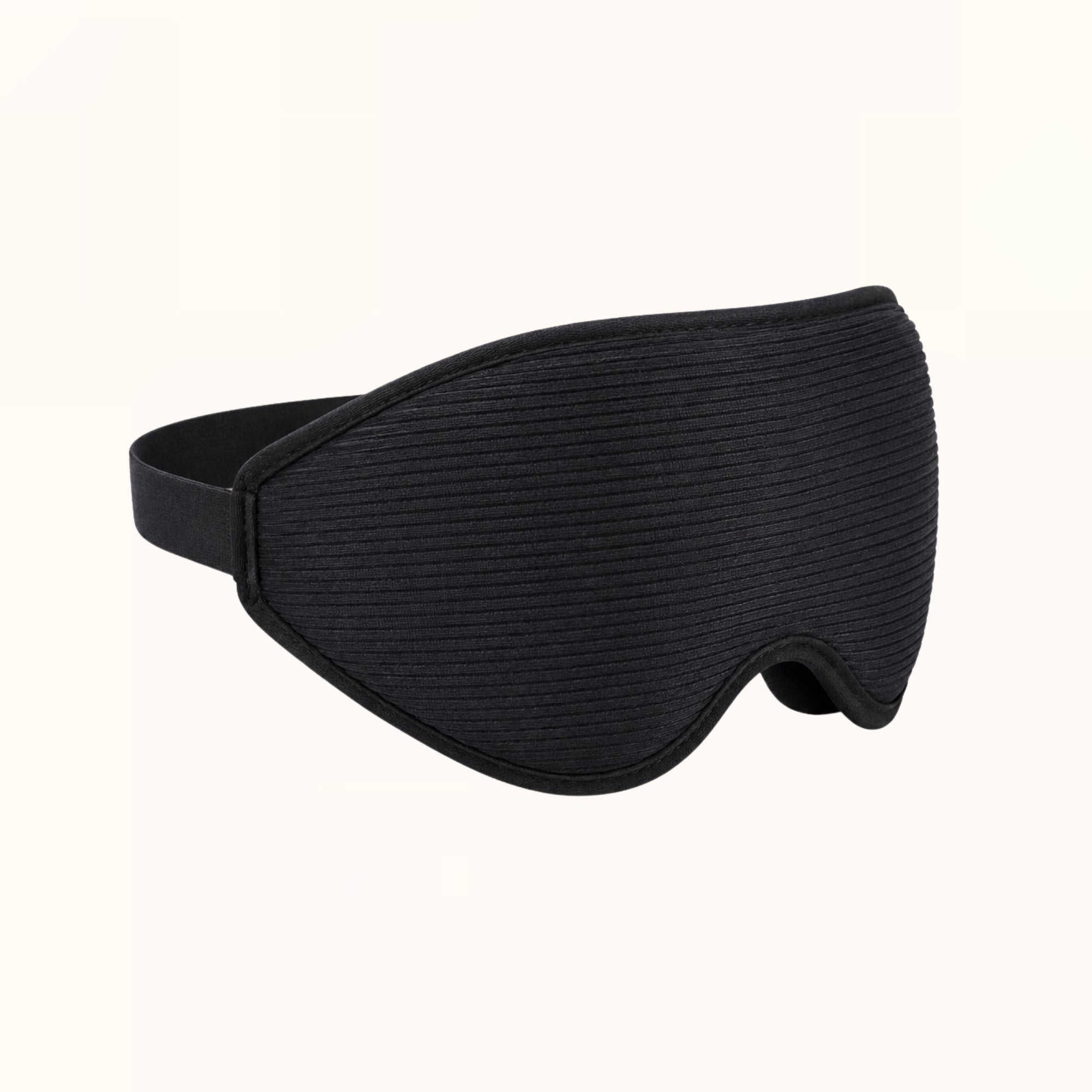 FlyHugz Sleep Mask — Midnight Black