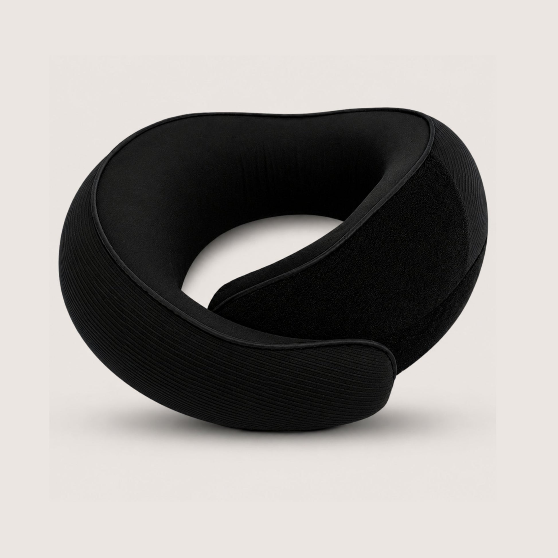 FlyHugz Travel Pillow — Midnight Black