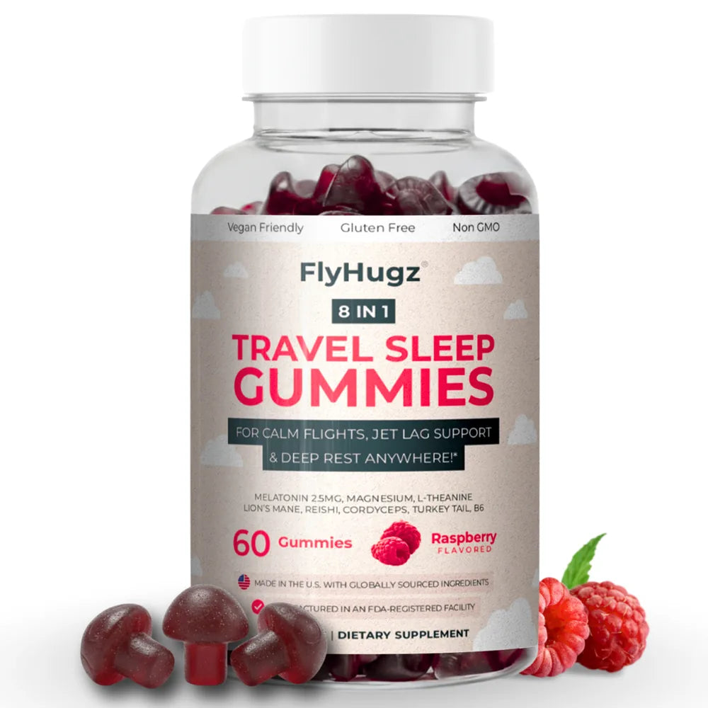 FlyHugz Sleep Gummies jar