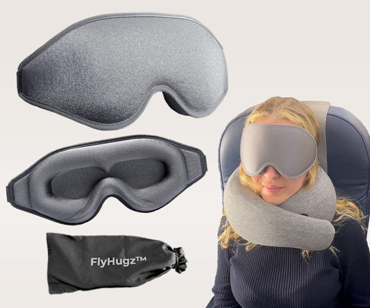 FlyHugz® Home & Travel Sleep Mask